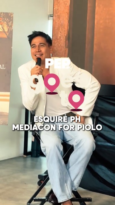 #PEPGoesTo Esquire PH Mediacon for Piolo Pascual