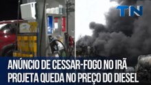 Anúncio de cessar-fogo no Irã projeta queda no preço do diesel