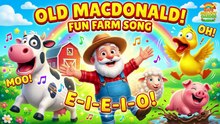 Old MacDonald Had a Farm | Farm Animals Song for Kids | Nursery Rhyme with Animal Sounds | Kids Melody Garden