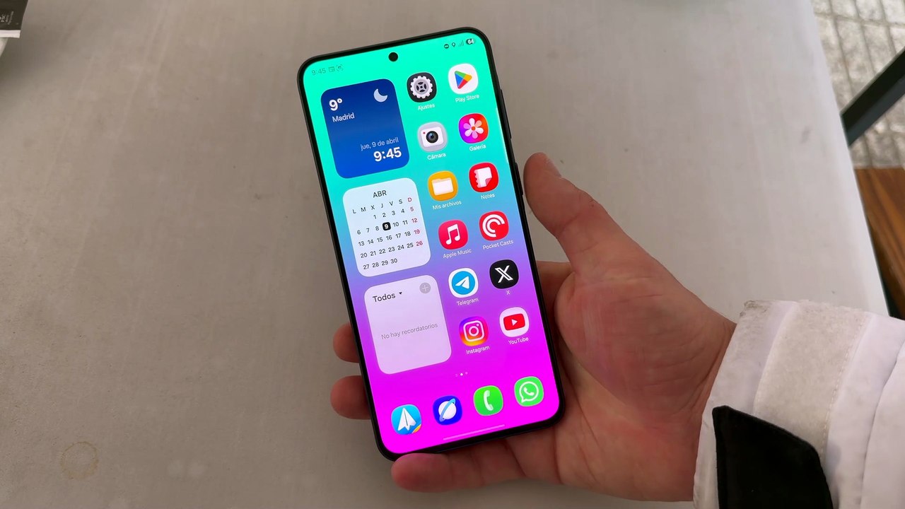 Lector de huellas del Samsung Galaxy A57
