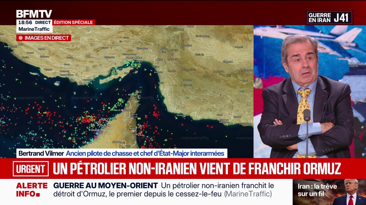 Un pétrolier non-iranien vient de franchir le détroit d'Ormuz pour la première fois depuis le cessez-le-feu