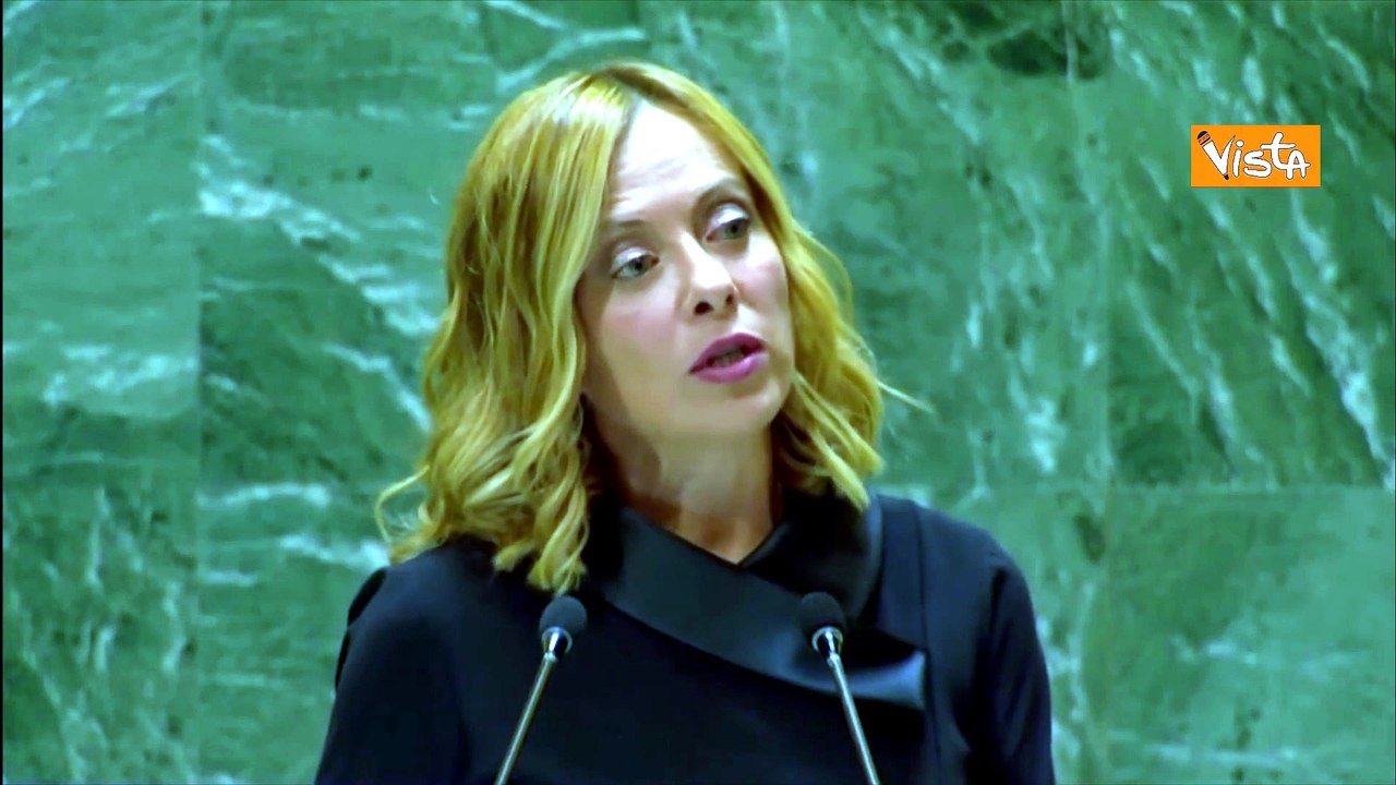 Meloni all'Onu: "Piano Mattei per l'Africa è condividere, non imporre"