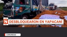 Se levanta el bloqueo en Yapacaní y se reanudan viajes hacia el occidente del país