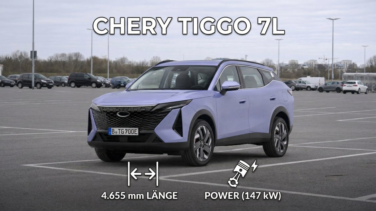 Chery Tiggo 7L & Tiggo 7 Facelift zeigt sich größer, moderner und stärker
