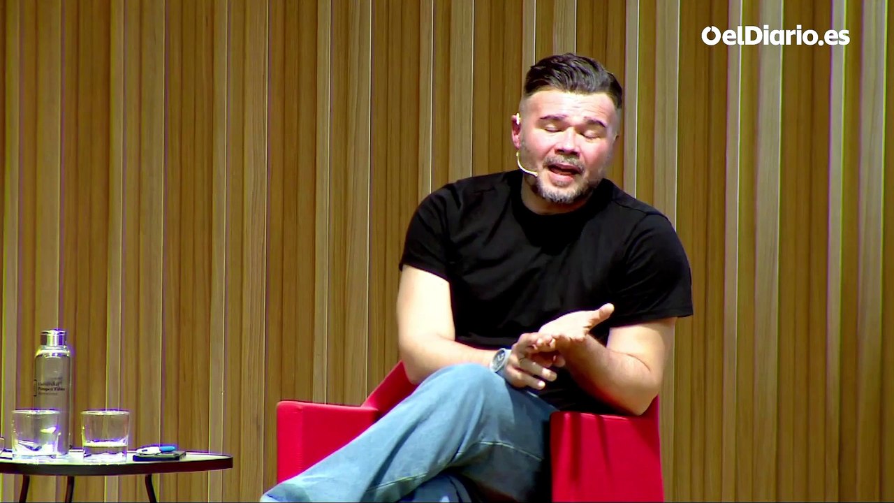 Rufián defiende que la izquierda no debe "faltar al votante de Vox y Aliança Catalana" porque "no todos son fachas"