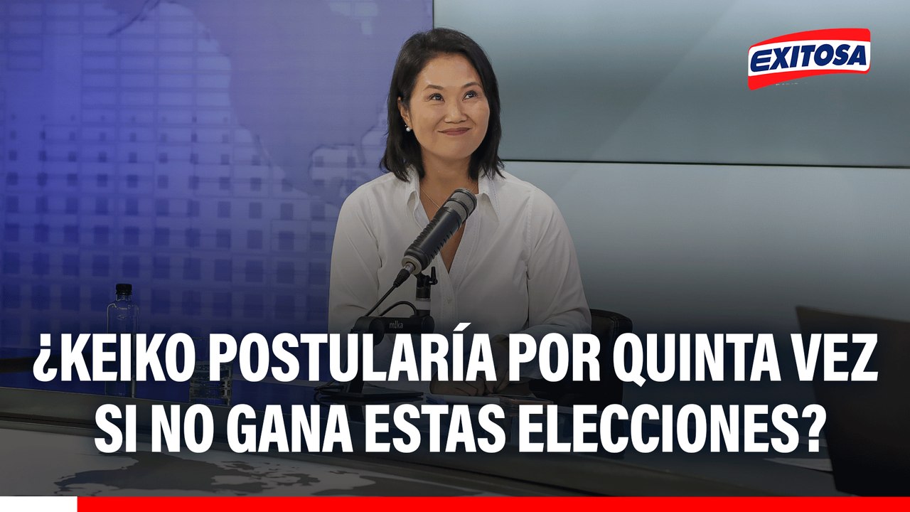 ¿Keiko Fujimori postularía por quinta vez si no gana estas elecciones?