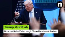 Donald Trump: Trump stürzt ab – bizarres Netz-Video sorgt für weltweites Aufsehen