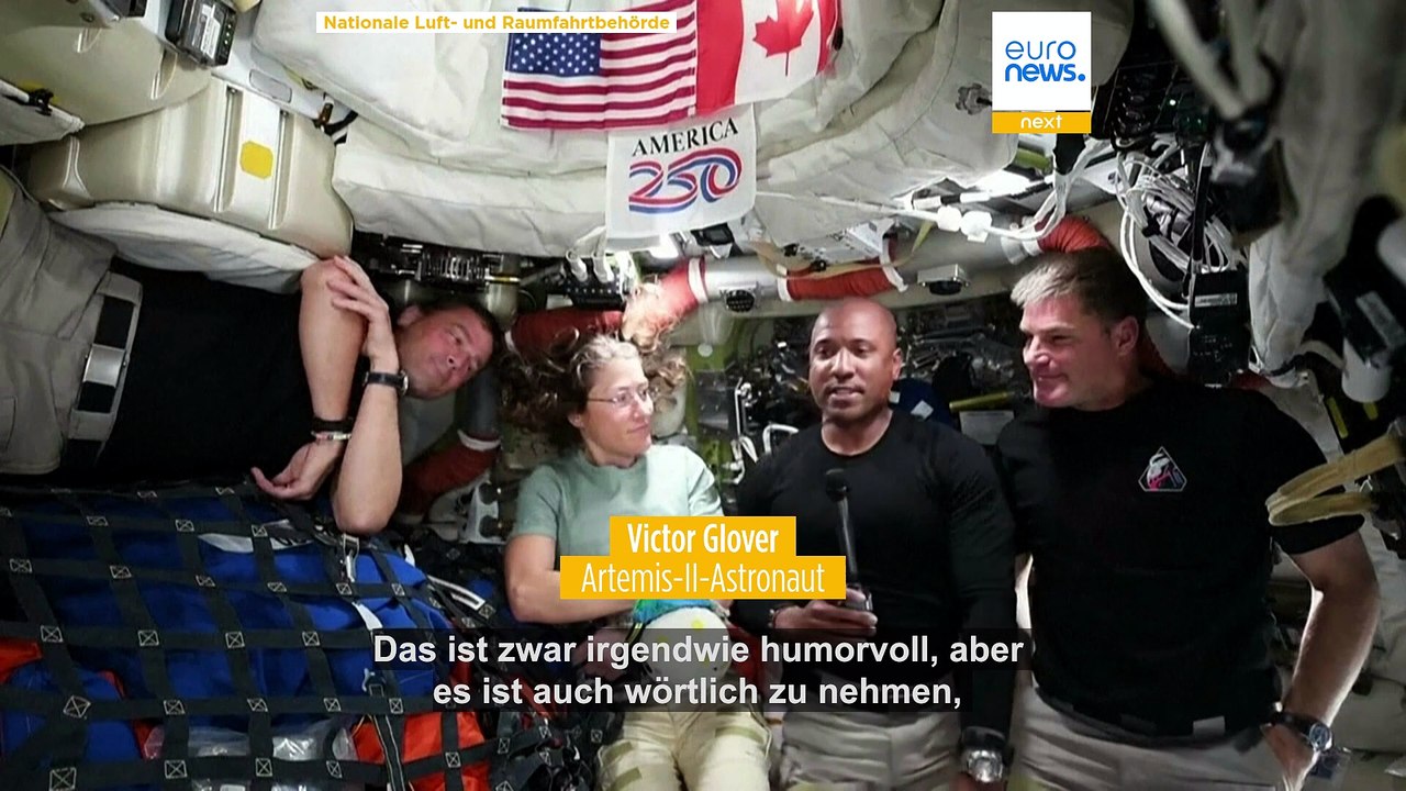 Auf dem Heimweg: Artemis-II-Crew teilt besondere Eindrücke der Mondmission