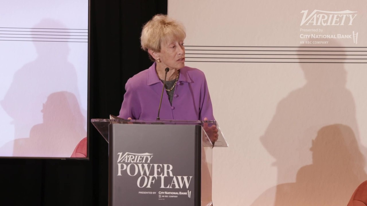 Power of Law Award Winner Patricia Glaser Remarks | Variety Power of Law Breakfast