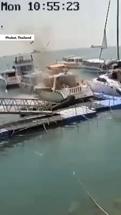 Freak explosion rips apart tourist boat killing one