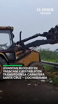 Levantan bloqueo en Yapacaní y restablecen tránsito en la carretera Santa Cruz – Cochabamba