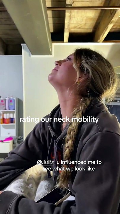 Female neck stretching 34