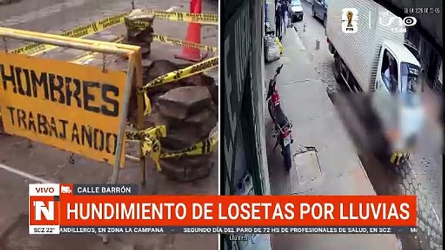 HUNDIMIENTO DE LOSETAS POR LLUVIAS