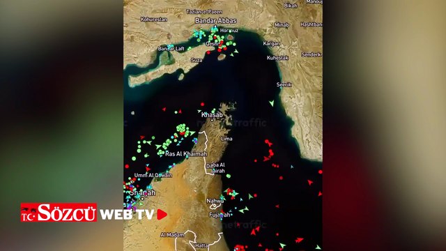 Son 24 saatte Hürmüz Boğazı'ndaki gemi trafiği