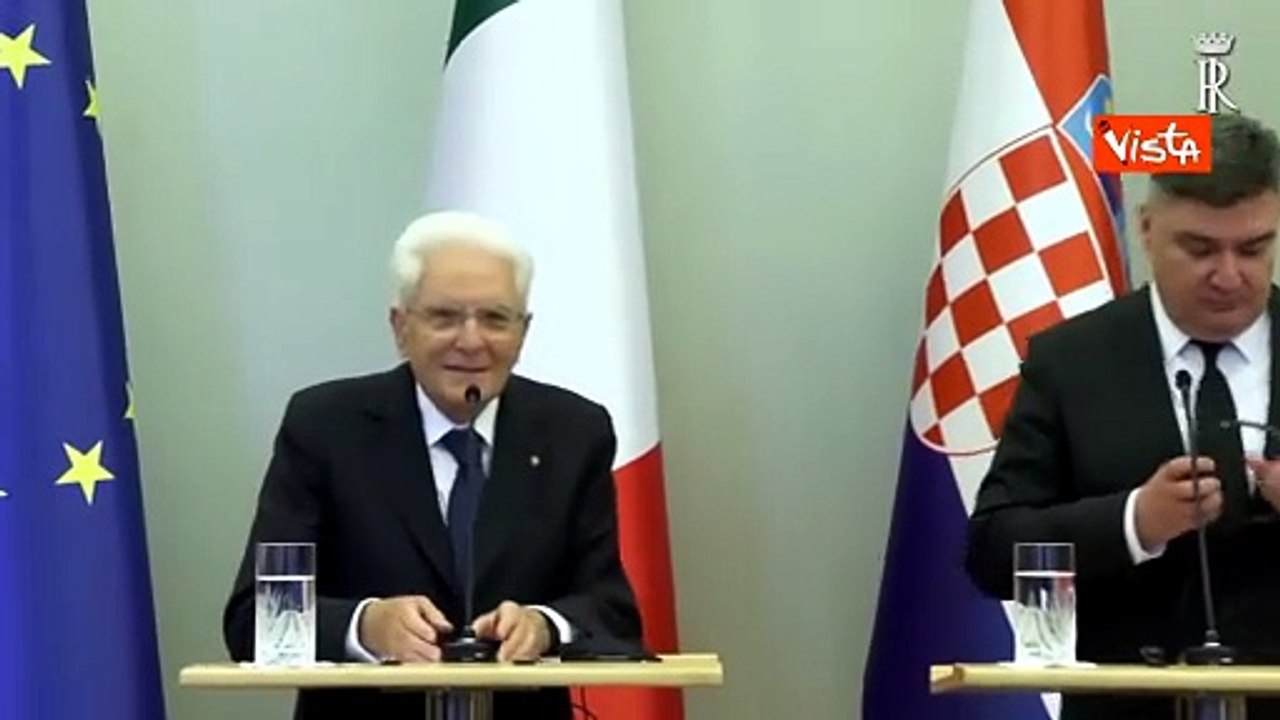 Mattarella in Croazia: "Ero stato qui subito dopo mia elezione, bene la nostra collaborazione"