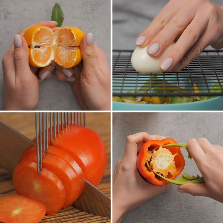 The best hacks for peeling and slicing vegetables and fruits 🥒