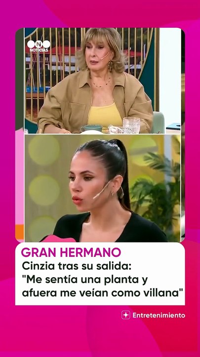 "Me sentía una planta", Cinzia analizó su paso por Gran Hermano