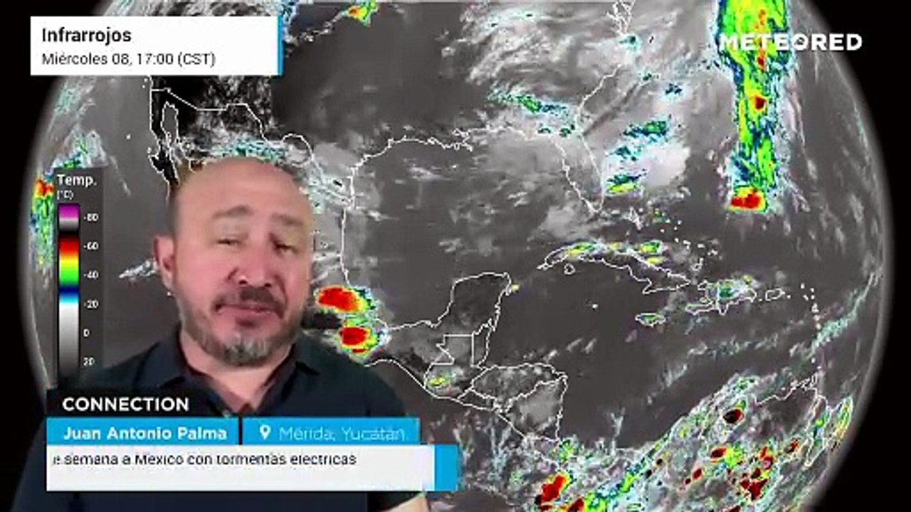 Llega el fin de semana a México con tormentas eléctricas y granizadas