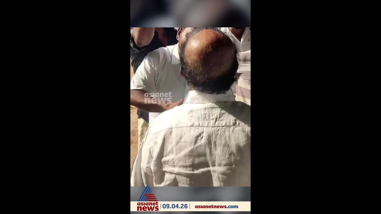 അമ്പലപ്പുഴയിലെ യുഡിഎഫ് സ്ഥാനാർത്ഥി ജി. സുധാകരനെ തടഞ്ഞ് സിപിഎം പ്രവർത്തകർ