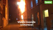 Incendie à Charleroi ce jeudi 9 avril 2026