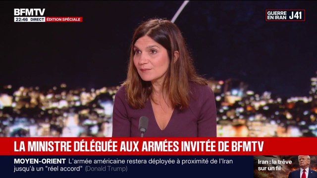 “Le temps est venu de travailler très sérieusement à la reprise de la liberté de navigation dans le détroit d’Ormuz”, affirme Alice Rufo, ministre déléguée aux Armées