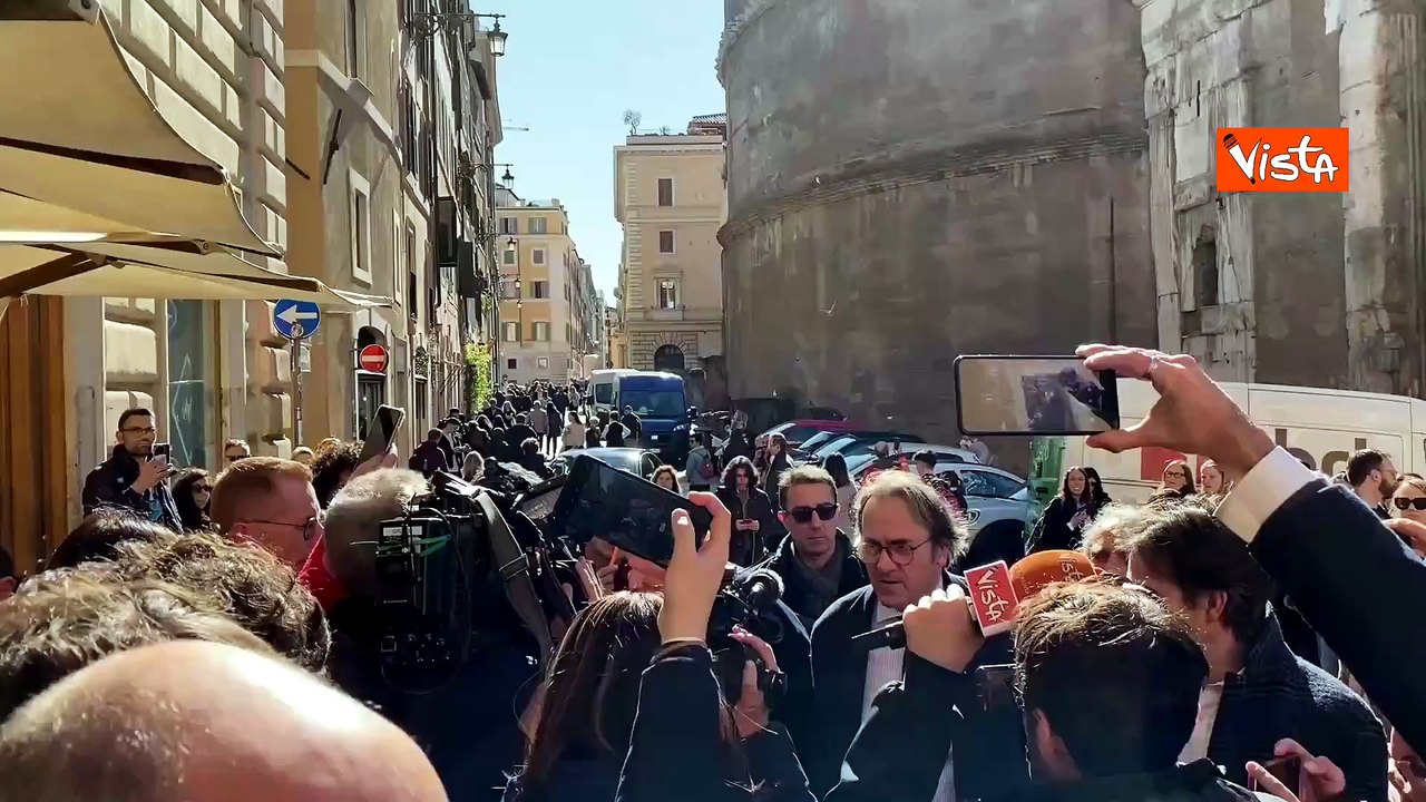 L’arrivo di Schlein, Fratoianni e Bonelli alla conferenza sul Ponte sullo stretto