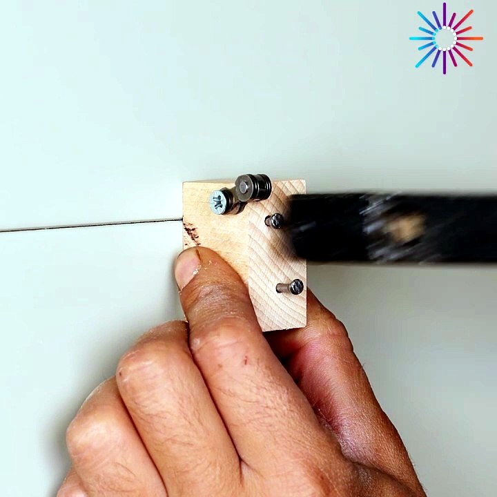 Easy DIY clothesline hack for small spaces!