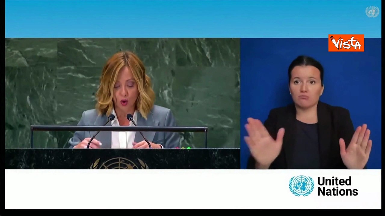 Meloni all'Onu: "Piano Mattei ricetta italiana per promuovere sviluppo Africa, basata su rispetto"