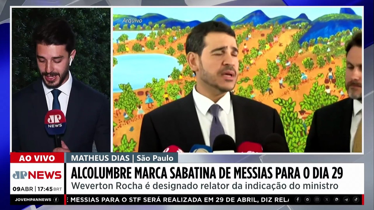 Fim da novela? Alcolumbre marca sabatina de Jorge Messias no Senado para dia 29