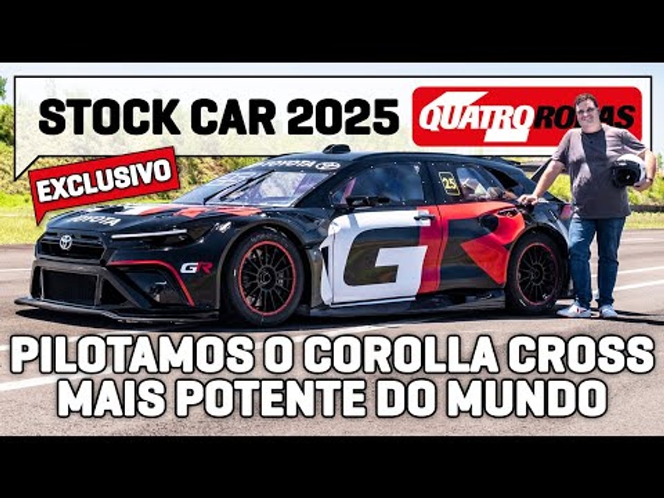 Toyota Corolla Cross de 500 cv: ACELERAMOS o novo SUV da Stock Car 2025