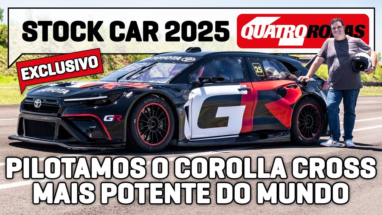 Toyota Corolla Cross de 500 cv: ACELERAMOS o novo SUV da Stock Car 2025