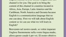 IMPARA INGLESE IN VENETO(Indice inglese)in madre lengua