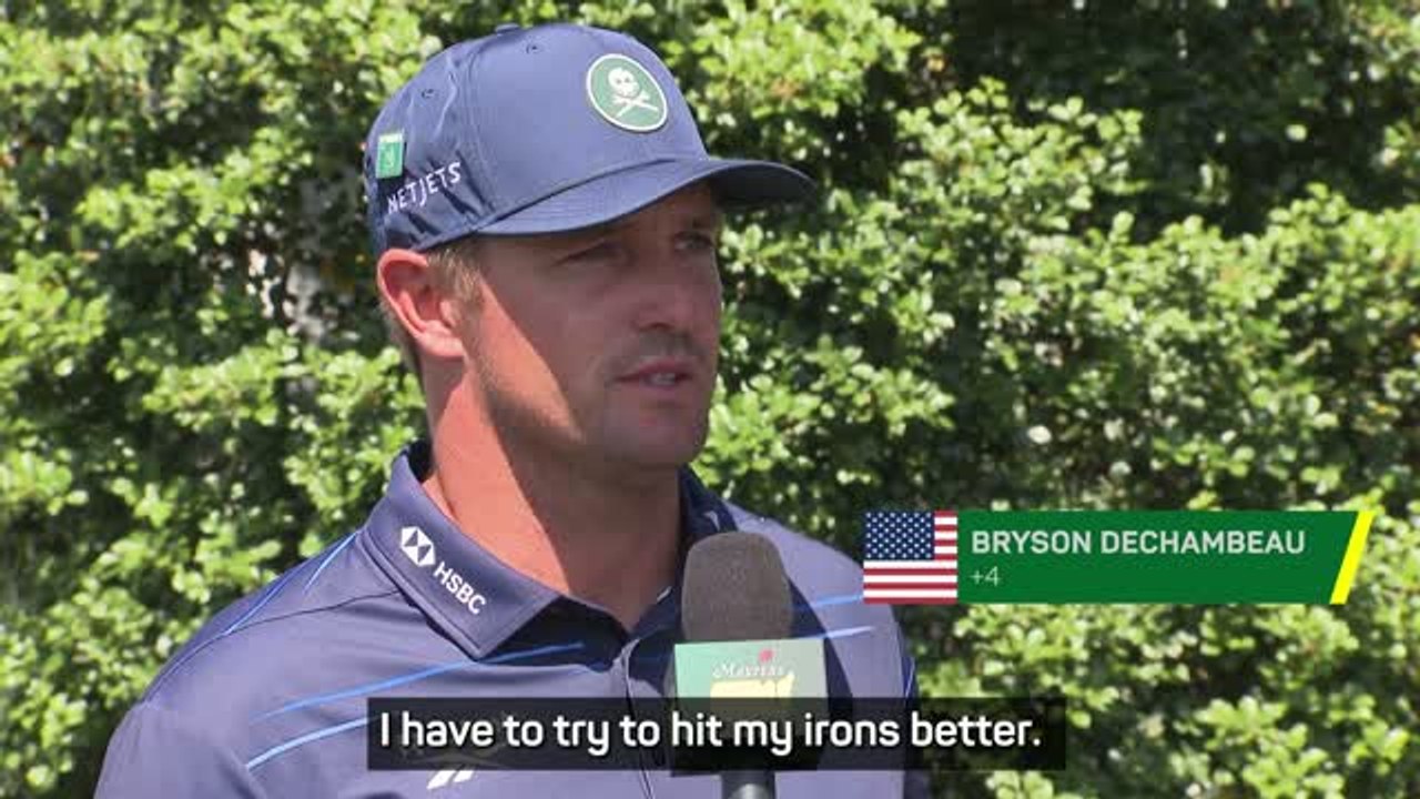 DeChambeau admits ‘lack of control’ after disastrous first round at the The Masters