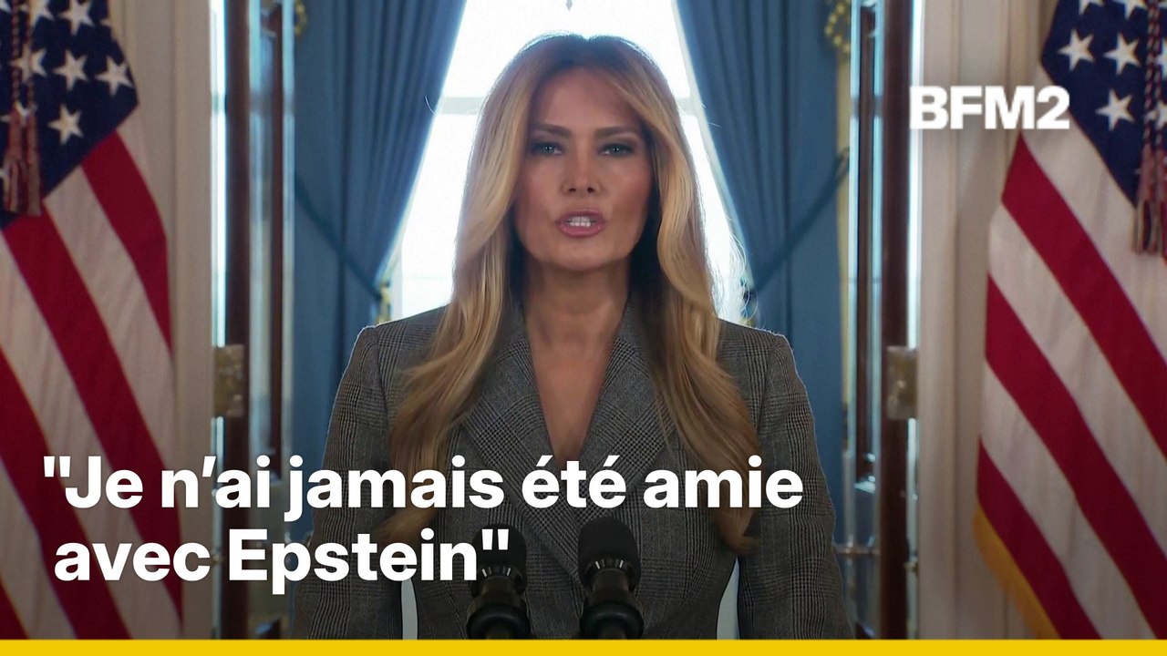 Melania Trump nie tout lien avec les crimes commis par Jeffrey Epstein