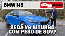 Novo BMW M5 é V8 híbrido de 727 cv MUITO RÁPIDO mesmo com 2.500 kg