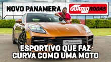 Novo Porsche Panamera pode FAZER CURVA como uma moto e levanta para você entrar