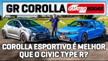 Toyota GR COROLLA é mais BARATO que o Honda Civic Type R, mas é MAIS RÁPIDO?