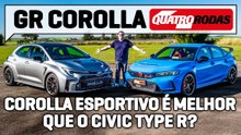 Toyota GR COROLLA é mais BARATO que o Honda Civic Type R, mas é MAIS RÁPIDO?