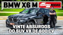 BMW X6 M: 20 exageros do SUV cupê V8 de R$ 1 milhão