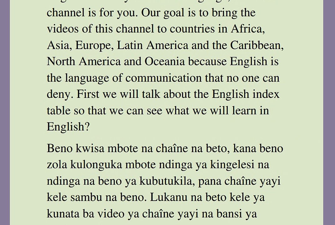 LONGUKA KIKONGO NA KITUBA(Mambu ya kele na Kingelesi)na ndinga na beno ...