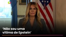 'Nunca tive relacionamento com Epstein e ele não me apresentou a Trump', diz Melania