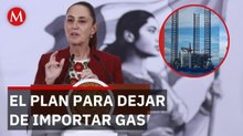 Sheinbaum alerta sobre la creciente dependencia de gas de EU