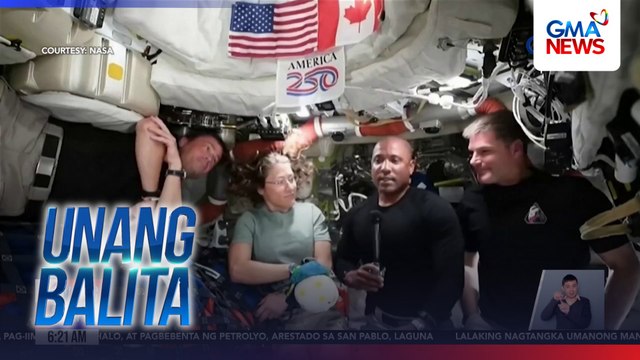 Artemis II crew, malapit nang makabalik sa earth matapos ang 10-day lunar flyby mission | Unang Balita