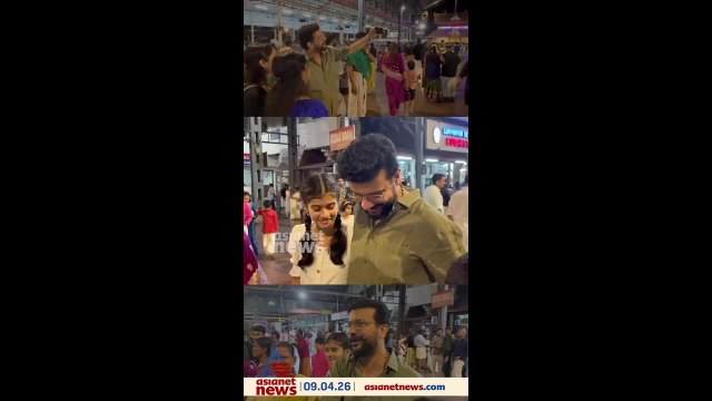 തെരഞ്ഞെടുപ്പ് ചൂടിനൊടുവിൽ ഗുരുവായൂർ ക്ഷേത്രത്തിലെത്തി രമേശ് പിഷാരടി