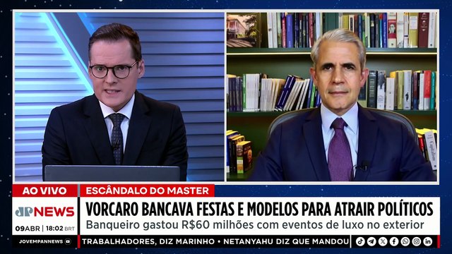 FESTAS DE VORCARO COM POLÍTICOS / MASTER PAGOU R$ 540 MI A ADVOGADOS | OS PINGOS NOS IS - 09/04/26