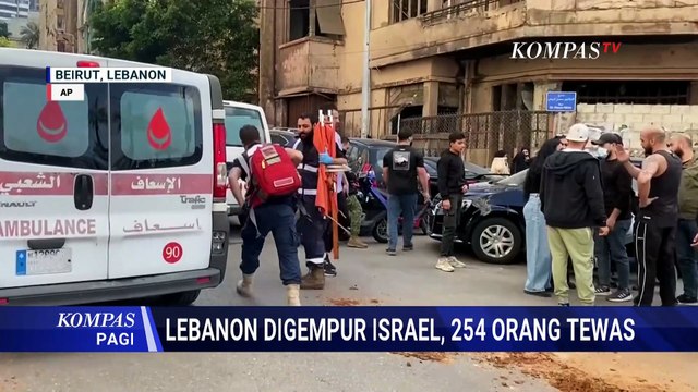 Lebanon Porak-Poranda! 254 Orang Tewas dalam Serangan Israel ke Beirut | KOMPAS PAGI