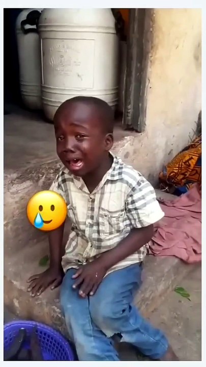 He stopped crying