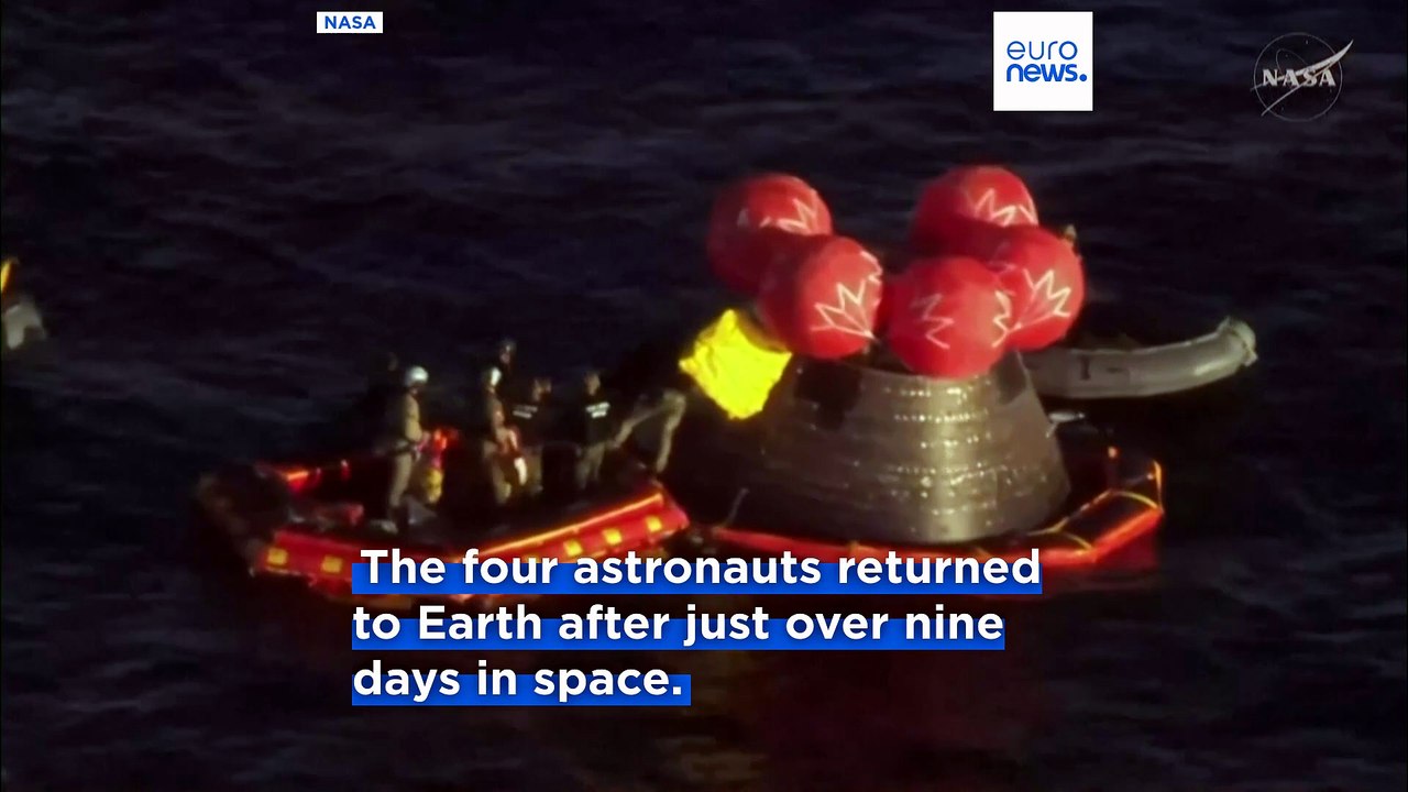 NASA's Artemis II astronauts back on earth after record-breaking trip around the moon