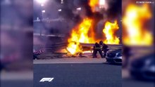Otto secondi in una palla di fuoco, poi Grosjean appare tra le fiamme