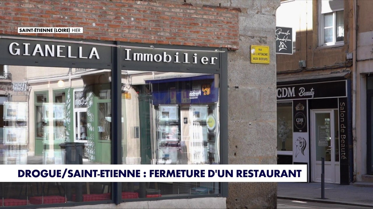 Drogue à Saint-Etienne : fermeture d’un restaurant